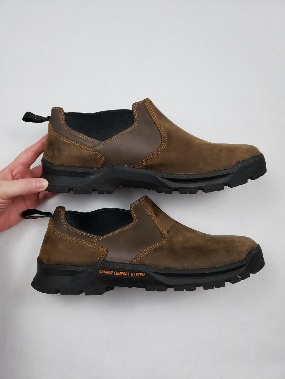 Danner Romeo 3 Boots Mens Size 11.5 Brown Leather Slip On Ankle Work 12441 - Picture 4 of 9